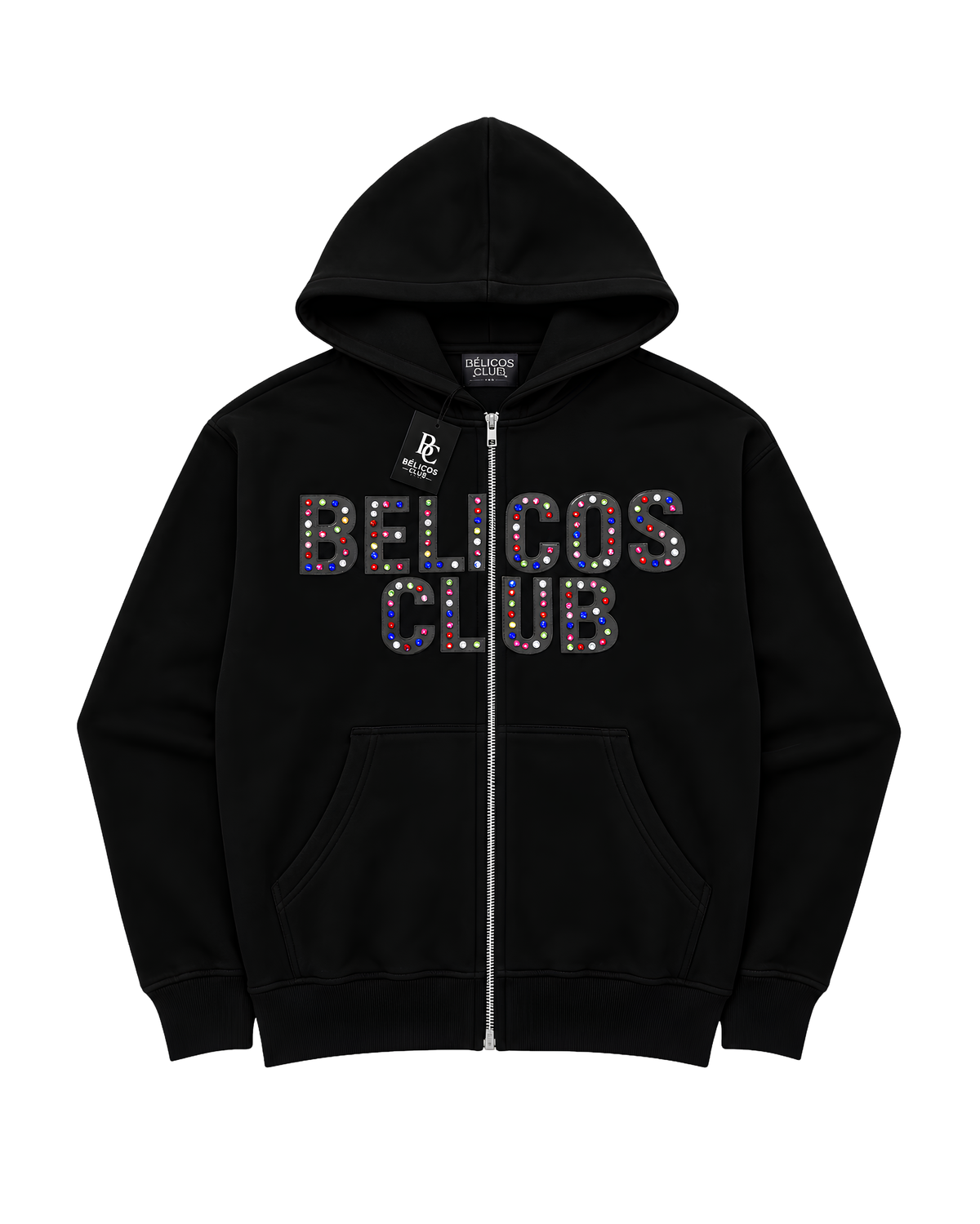 Poleron con cierre y capucha